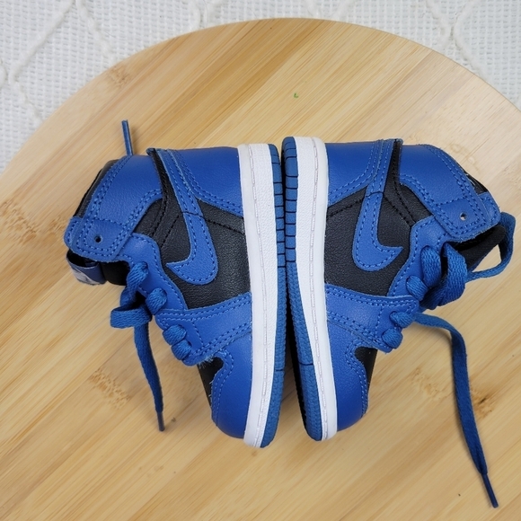 Nike Air Jordan 1 Retro High OG TD - Dark Marina Blue Size 4C - Picture 7 of 10